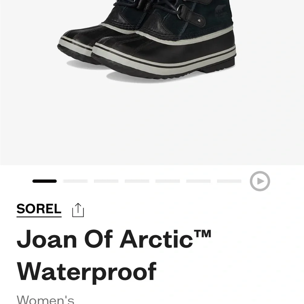 NEW WITHOUT TAGS! SOREL Joan of Arctic Waterproof Boot (Women)  Size 7